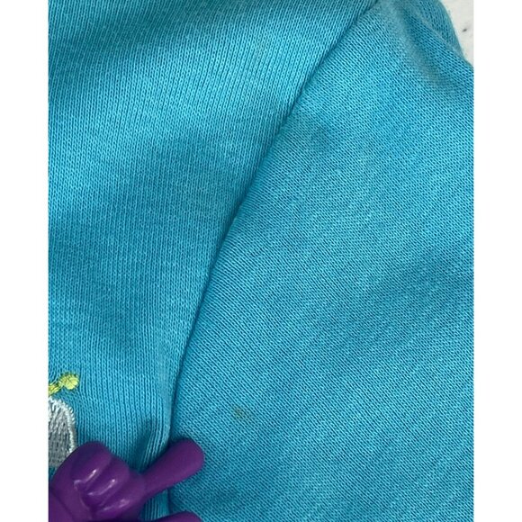 SML Sport Hooded Jacket with Stripe Shell Women's S Blue Embroidered Zip Up - Picture 3 of 12